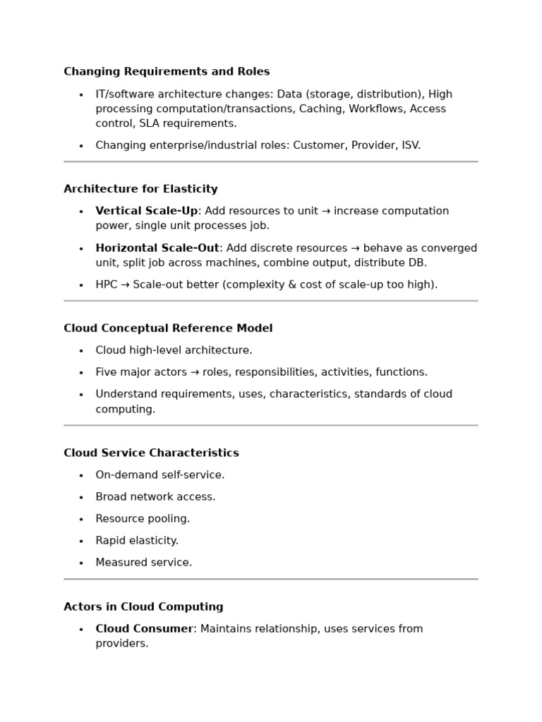 Cloud Computing Roles and Architecture | PDF | Cloud Computing ...