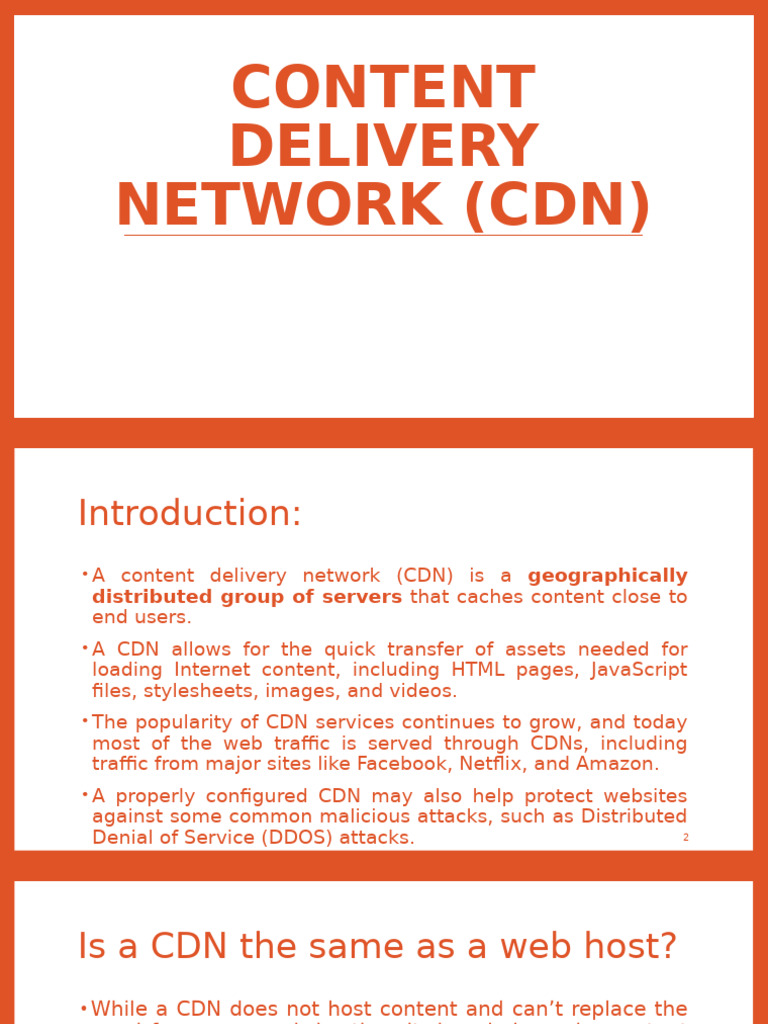 Benefits and Functionality of CDNs | PDF | Network Architecture | Internet
