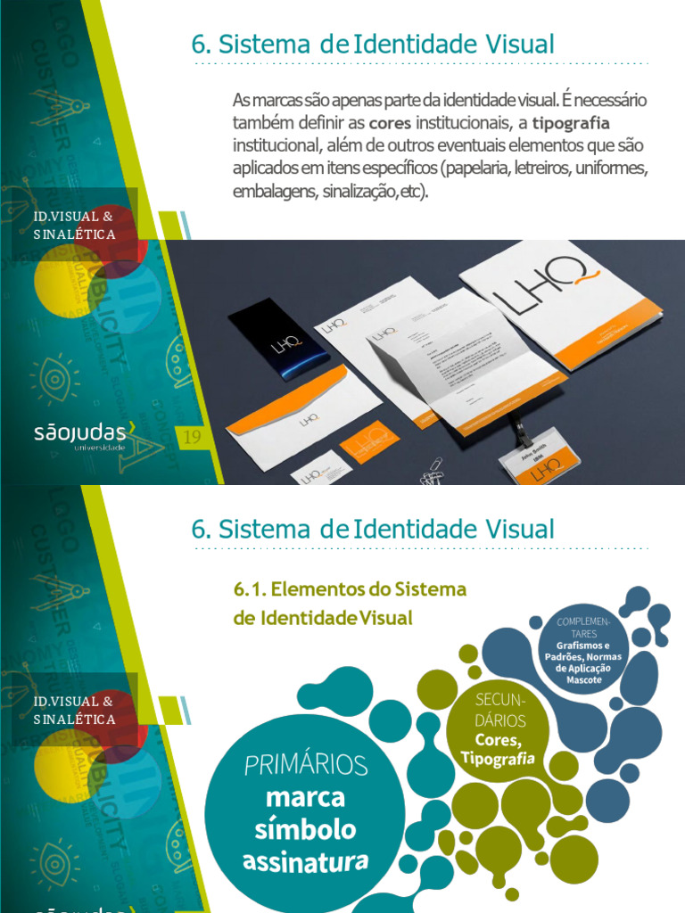 Sistema de Identidade Visual e Elementos | PDF | Tipografia