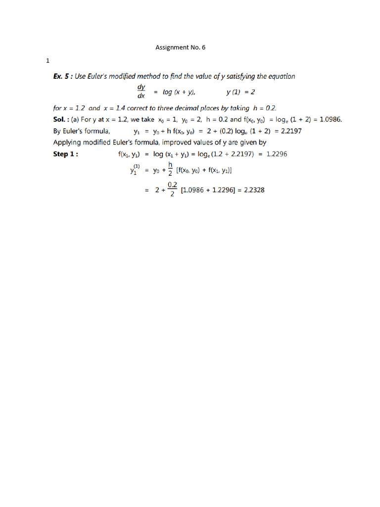 Assignment No.6 | PDF