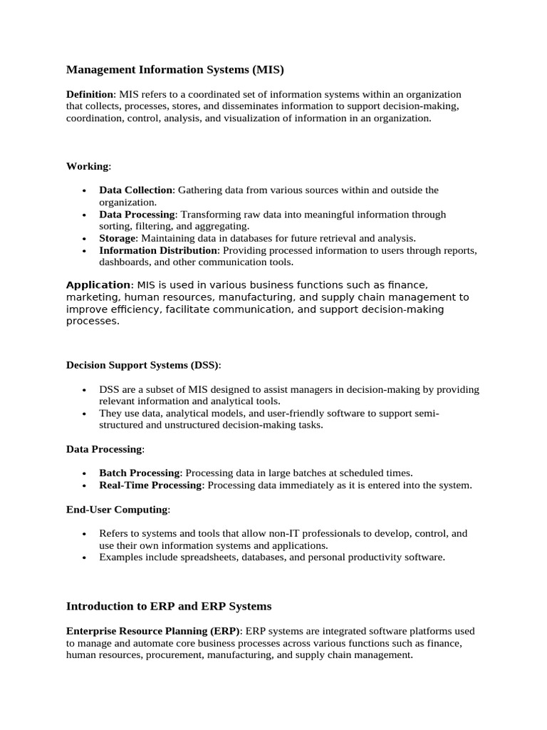 Understanding Management Information Systems | PDF | Enterprise ...
