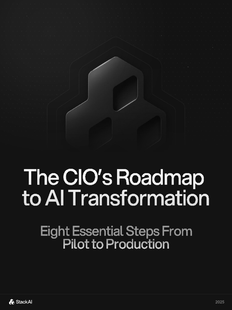The CIOs roadmap to AI transformation | PDF