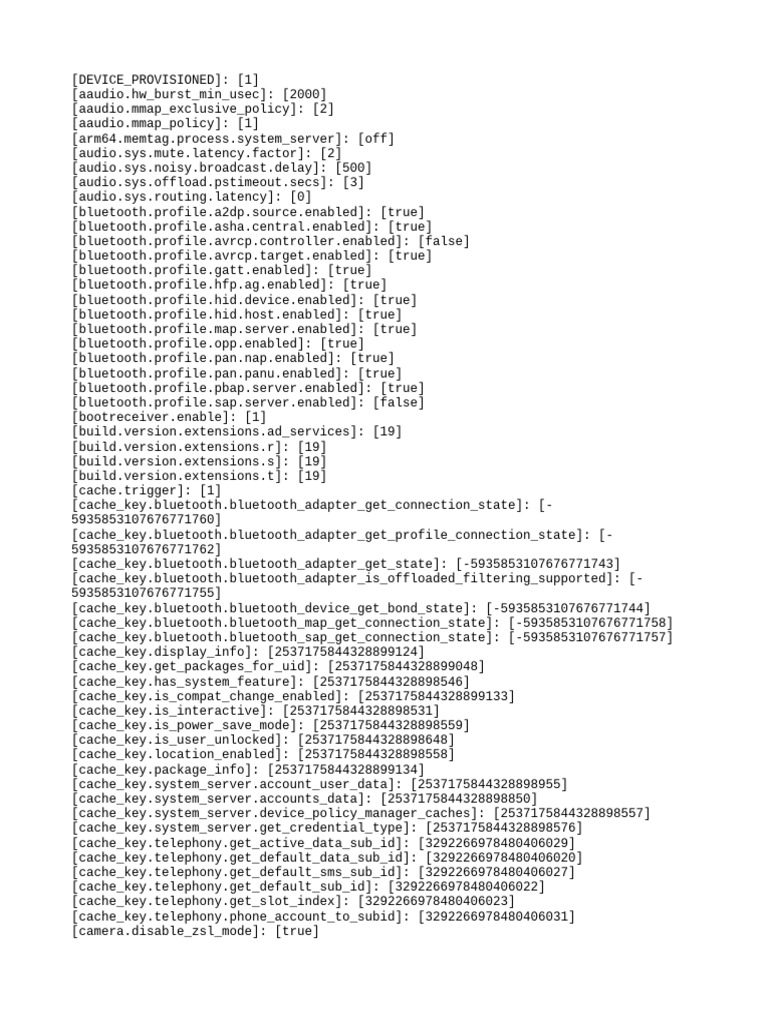 Android Device Configuration Settings | PDF | Mobile Linux | Embedded ...