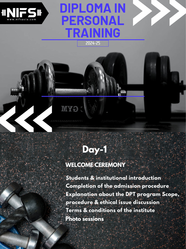 Diploma in Personal Training Overview | PDF