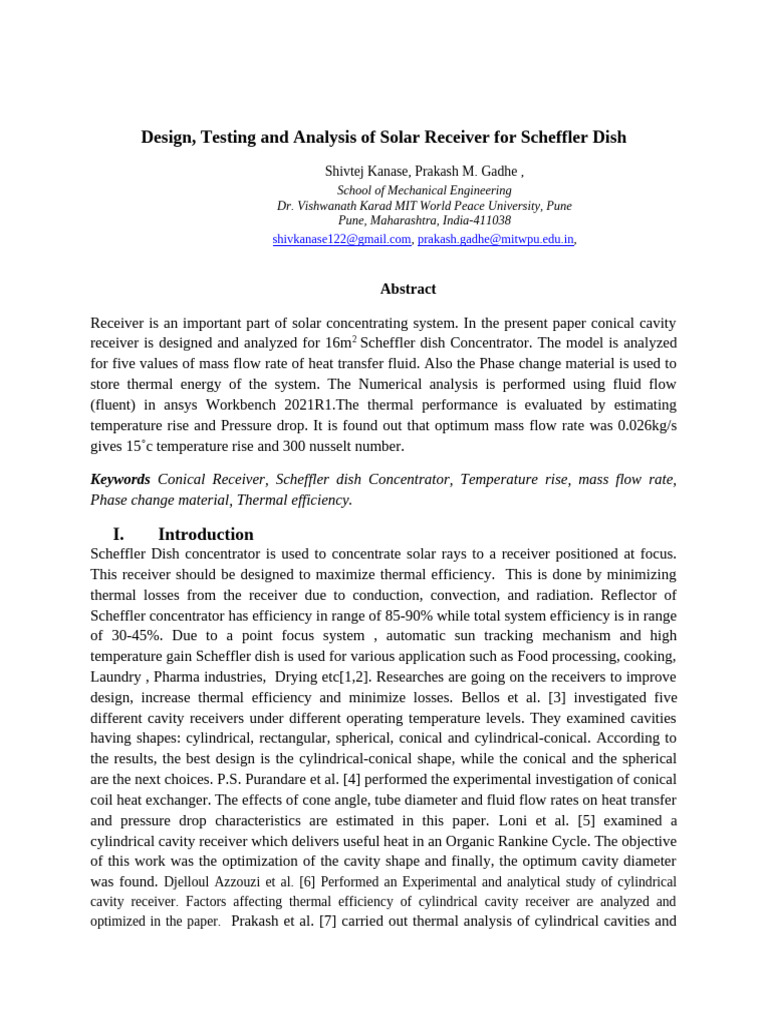 Project Final Research Paper | PDF | Flow Measurement | Heat Transfer