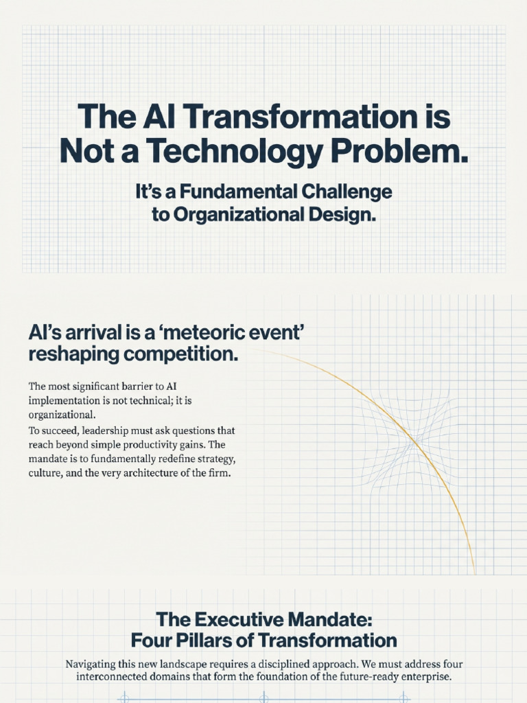 AI Transformation Organizational | PDF
