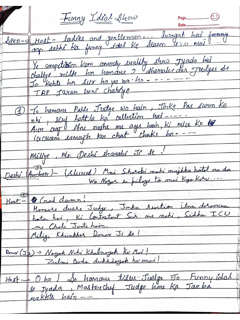 Funny Idol Script | PDF