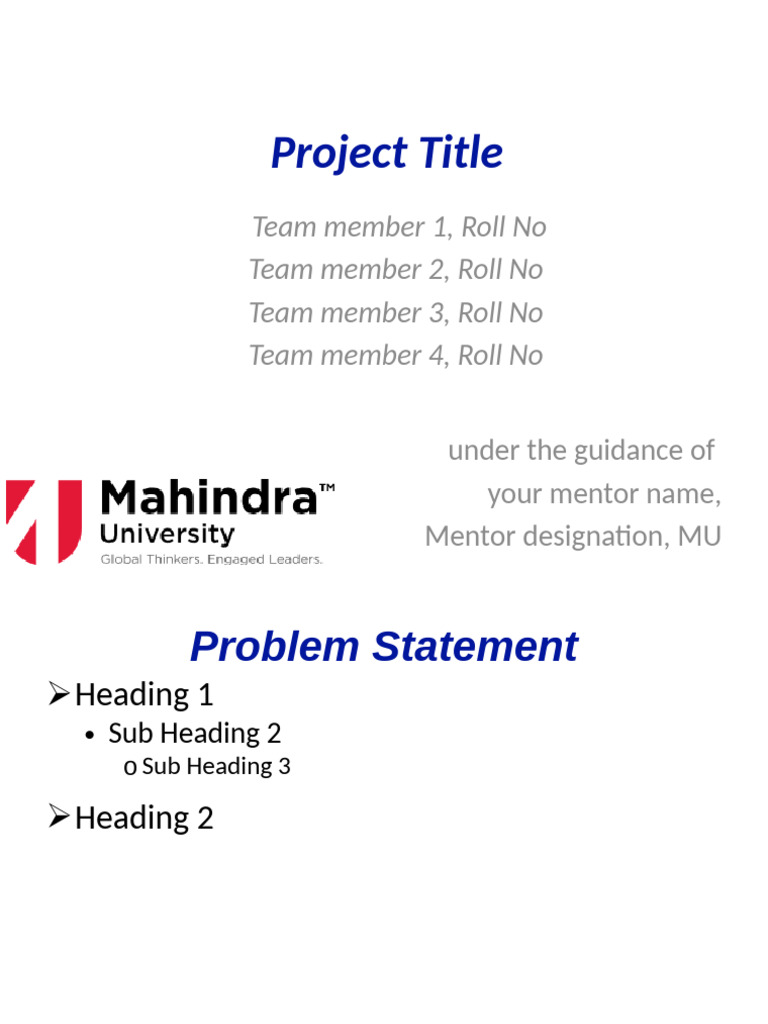 Project Overview and Implementation Guide | PDF