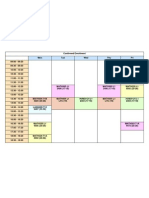 PDF Timetable