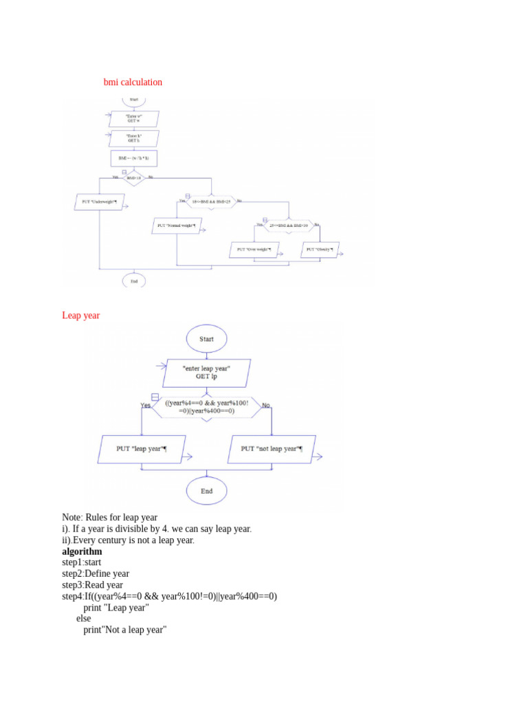 Algorithms and Programs for Basic Calculations | PDF | Computer Science ...