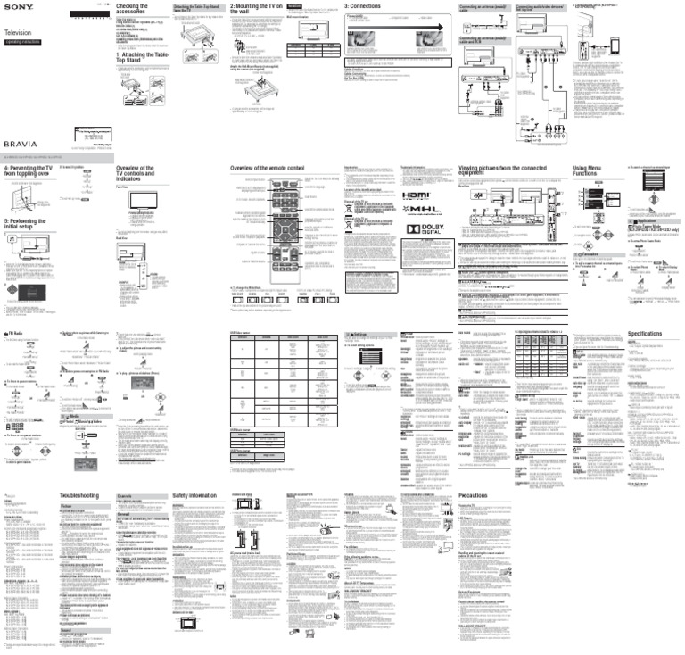 Television: Operating Instructions | PDF | Set Top Box | Video