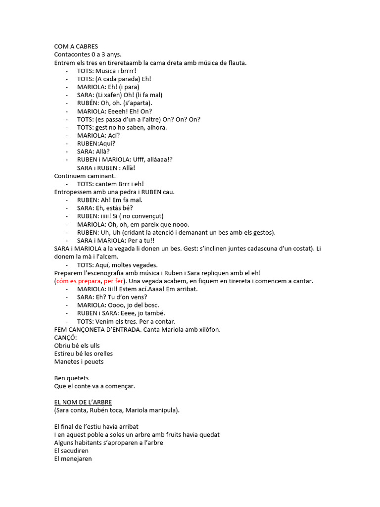 Com A Cabres | PDF