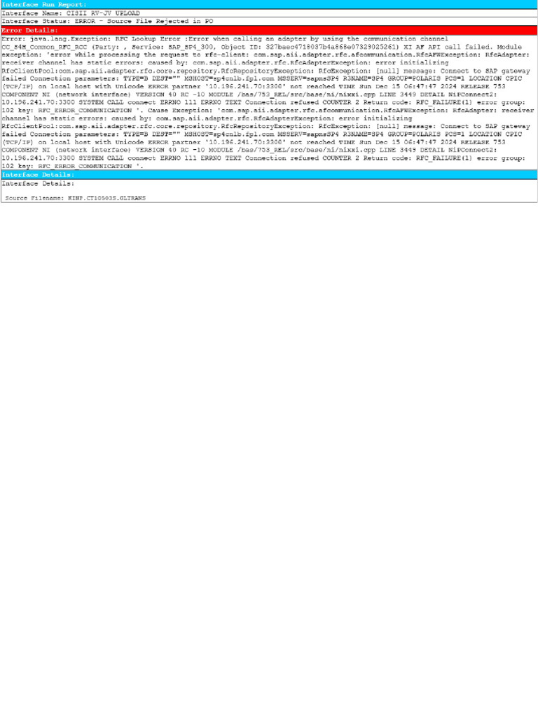 PO Error-1 | PDF