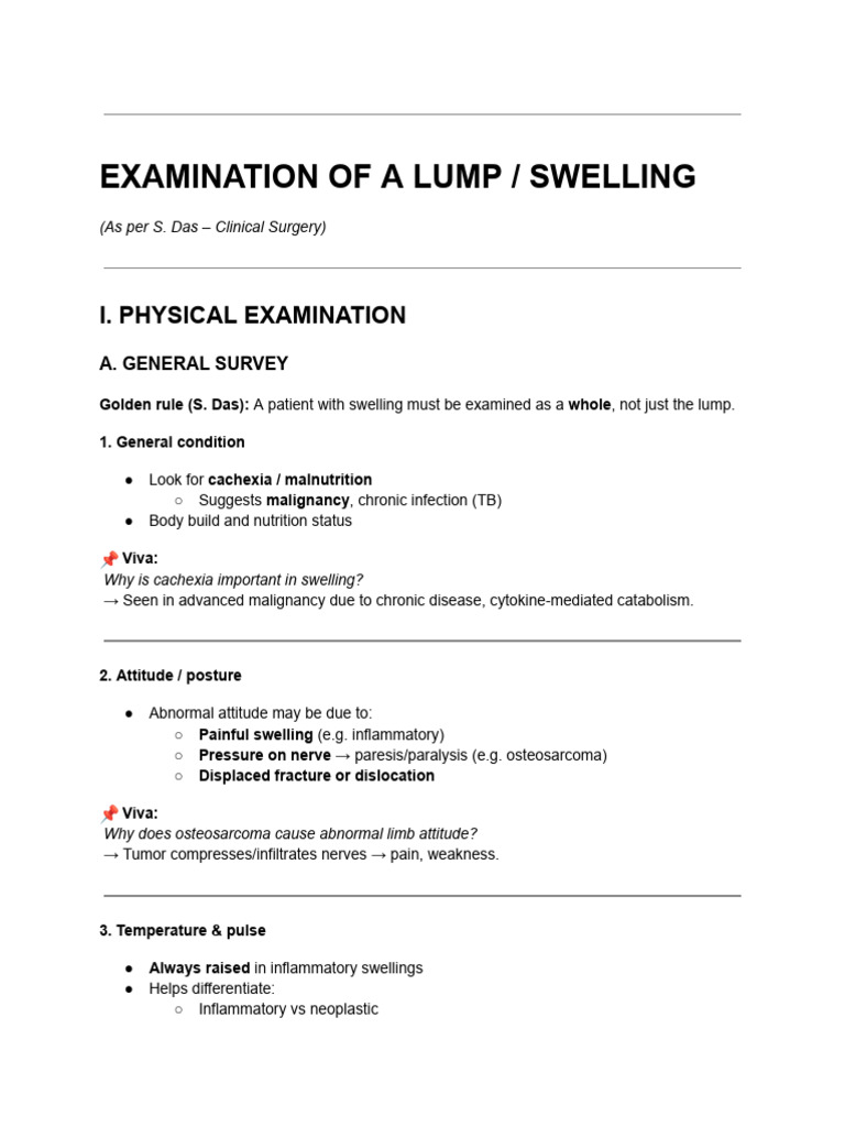 Comprehensive Guide to Lump Examination | PDF | Biopsy | Medical Imaging