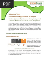 OrangeScape Solution Brief - Moving Your Lotus Applications to Google