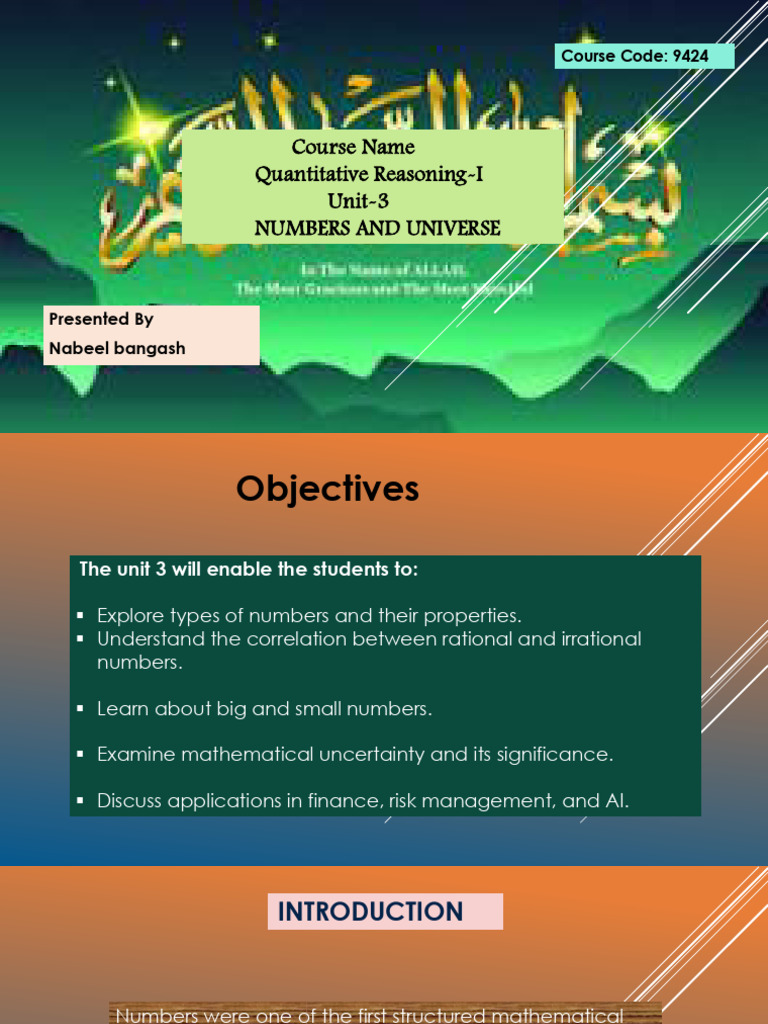 Understanding Numbers and Their Applications | PDF | Numbers ...