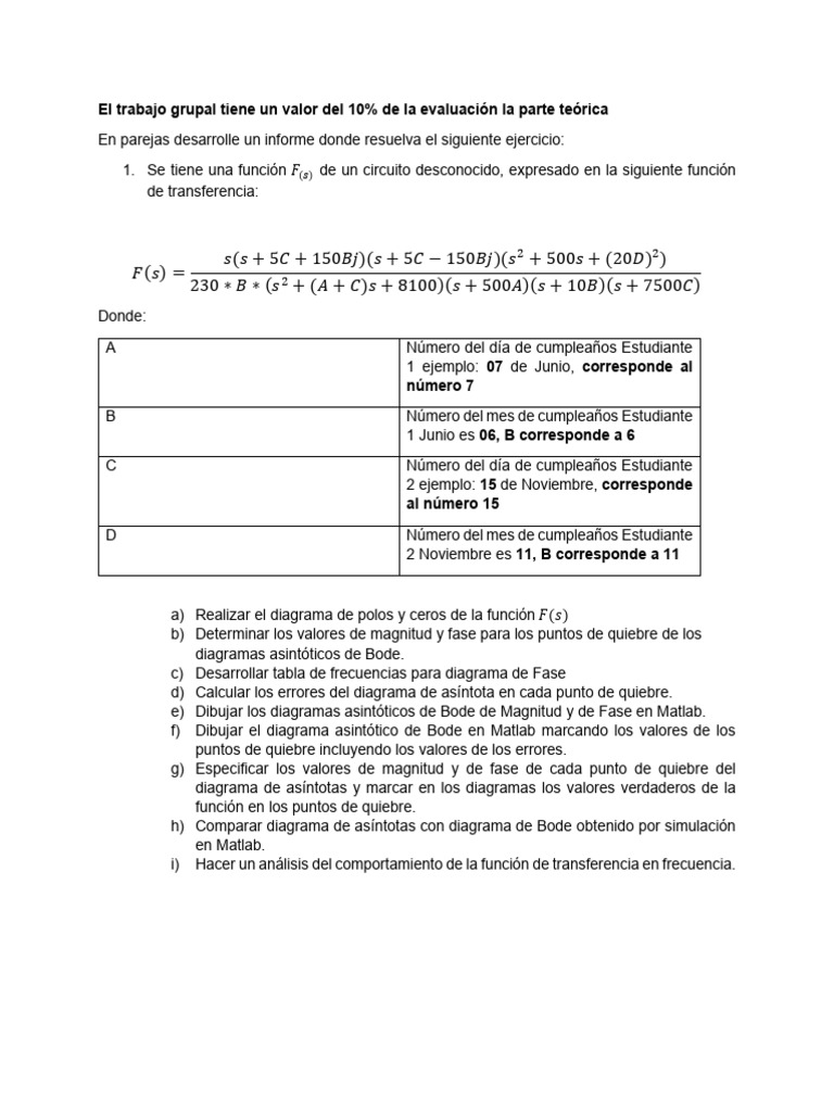 Bode Tipo 3 | PDF
