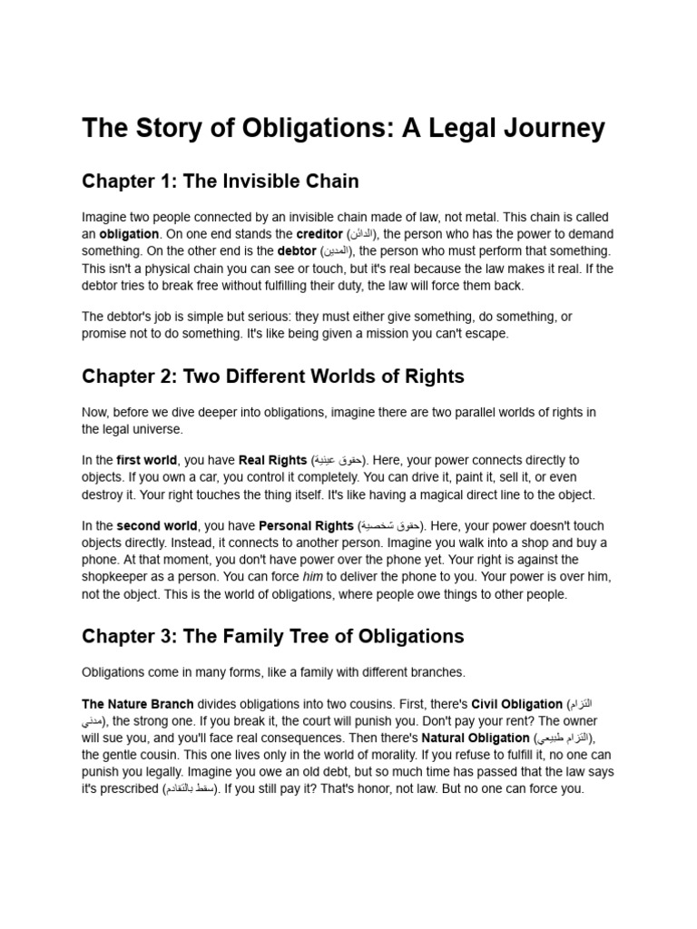 Understanding Legal Obligations Explained | PDF | Private Law | Common Law