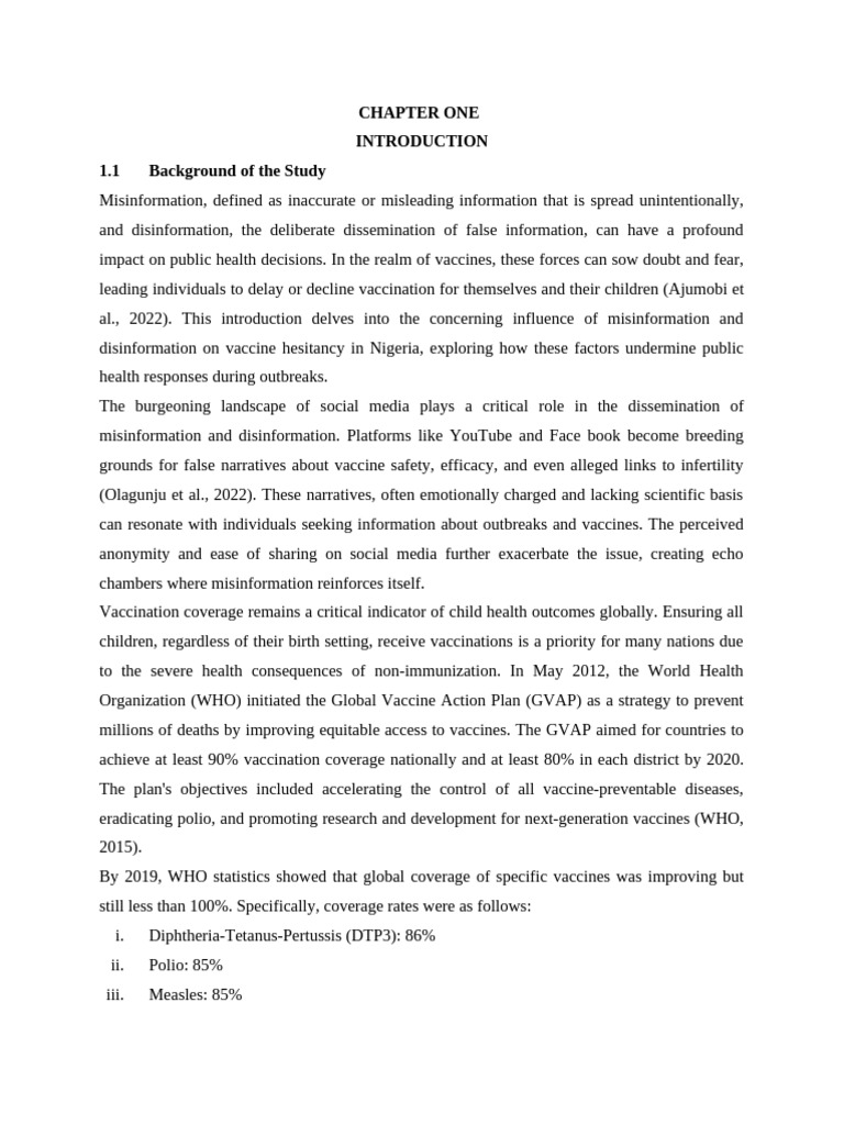 Misinformation's Impact on Vaccine Hesitancy | PDF | Public Health ...