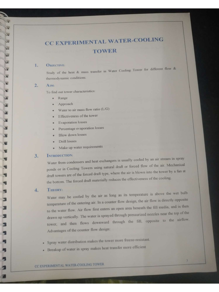 Water Cooling Tower | PDF