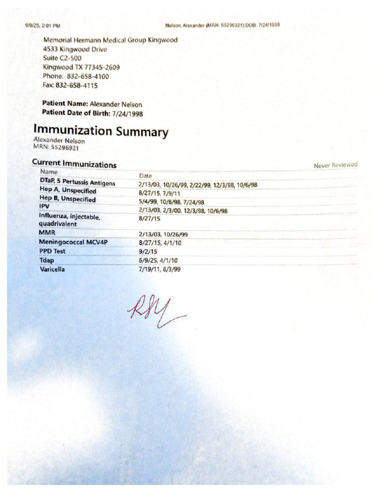 Immunization | PDF