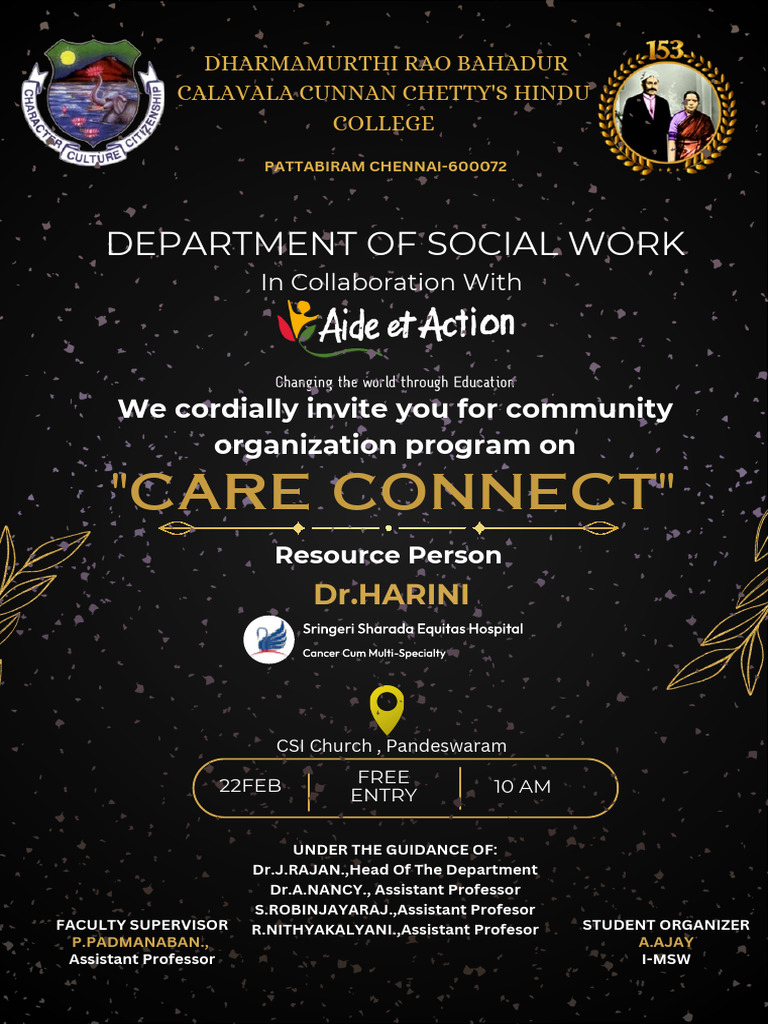 Community Organization Program Invite | PDF