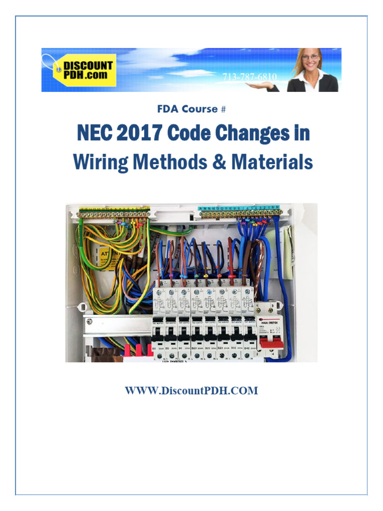 NEC 2017 Wiring Methods Changes Explained | PDF | Electrical Wiring ...