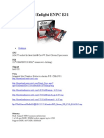 Motherboard Enlight ENPC E31