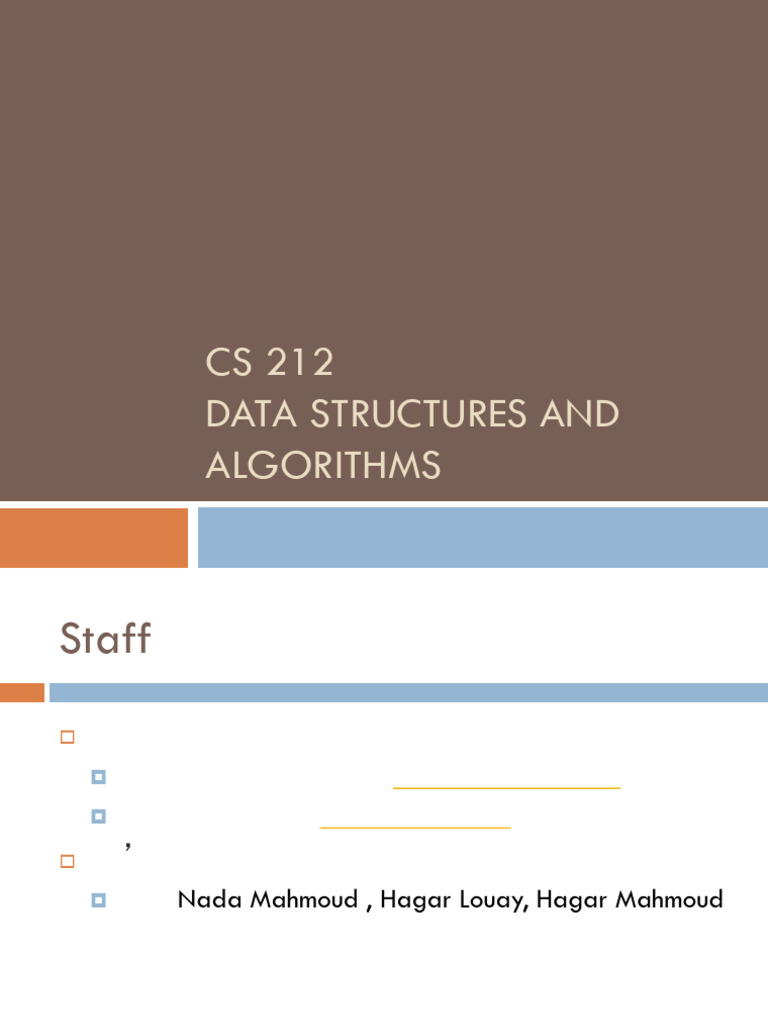 Data Structures and Algorithms Overview | PDF | Time Complexity ...