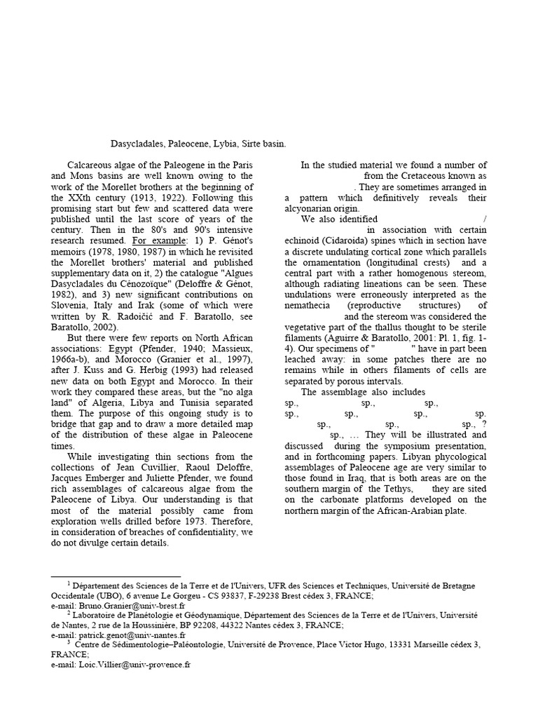 Abstract 03 MILANO | PDF | Earth Sciences