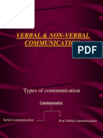 Verbal & Non-Verbal: Communication