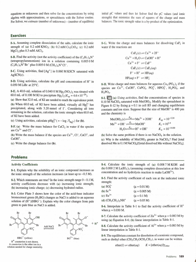Harris 10th Ch8-10 Problems | PDF