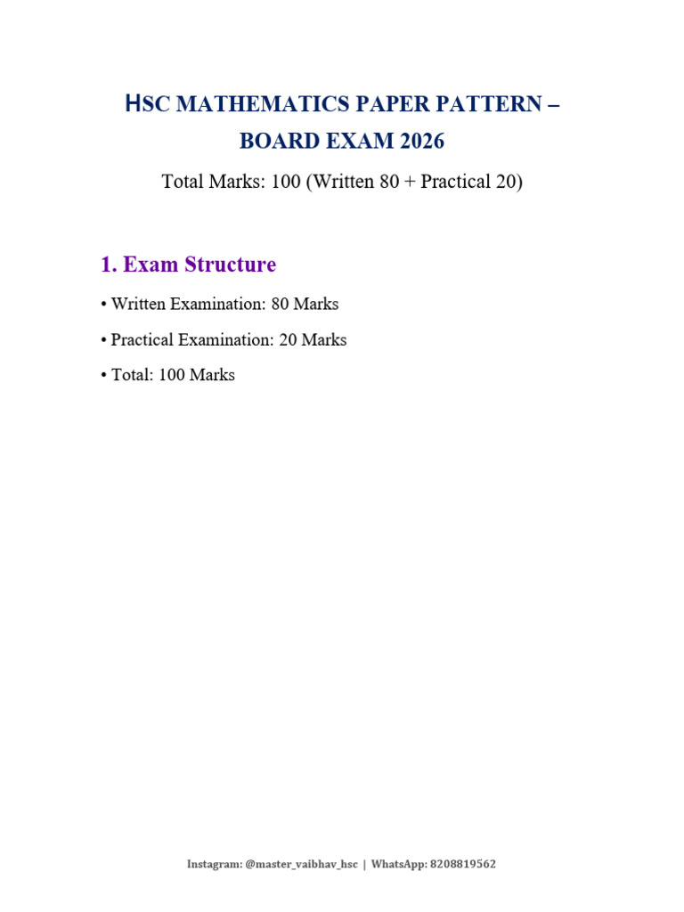 HSC_Maths_Weightage and Paper Pattern (1)_360d7fb8 2e7c 43bd b800 ...