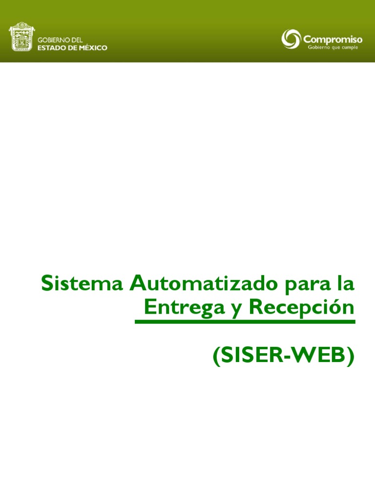 Manual del Sistema SISER-WEB 2024 | PDF | Gobierno E | Point and Click