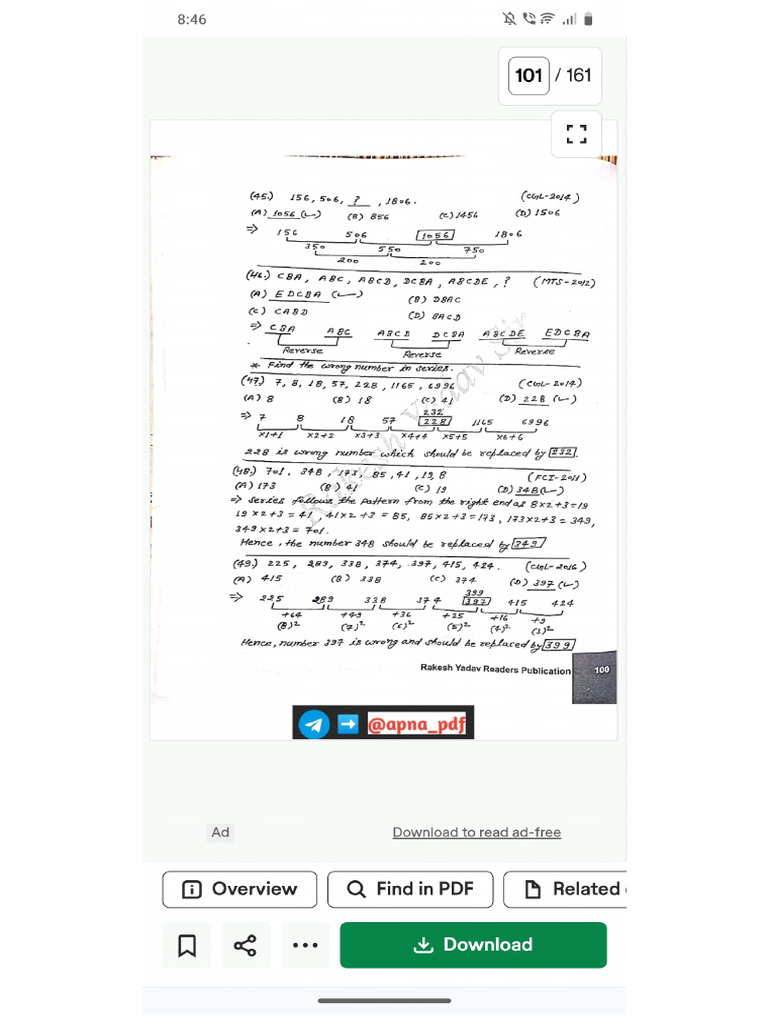 Reasoning Notes Rajesh Sir. | PDF