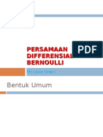 Persamaan Differensial Bernoulli