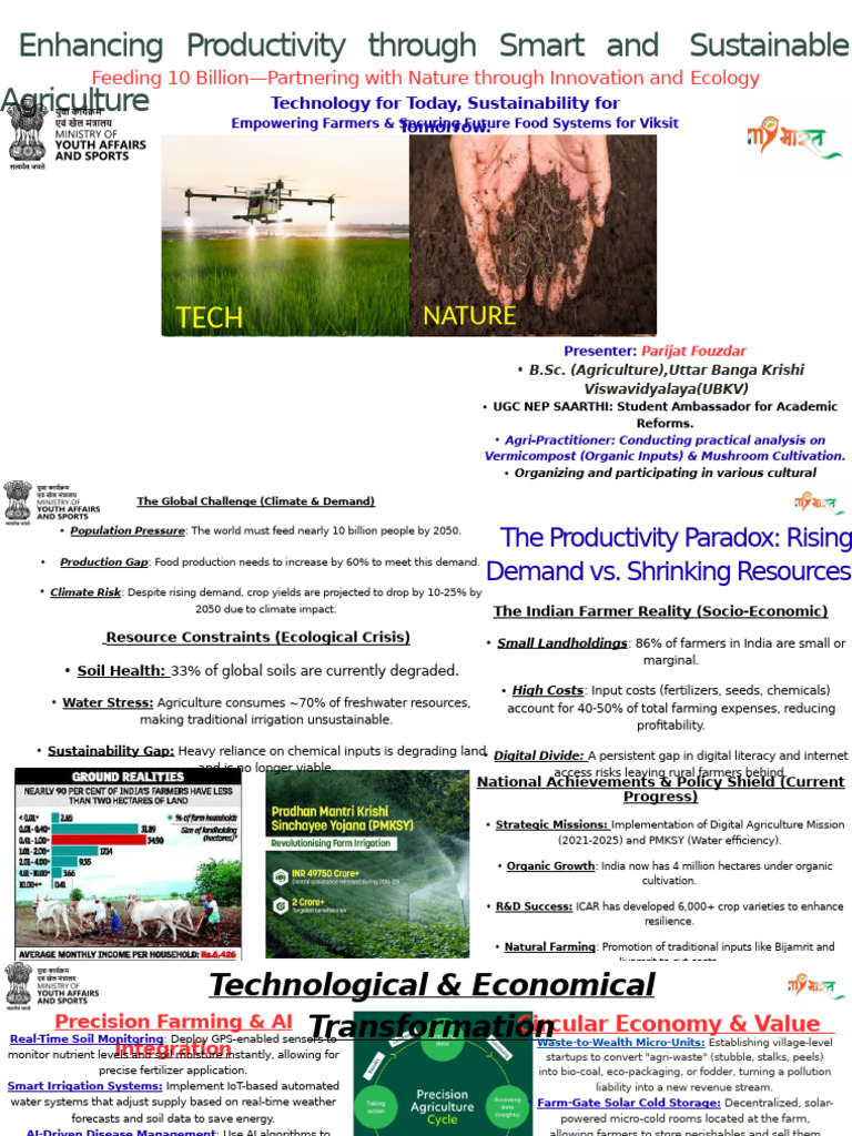 Smart Sustainable Agriculture Strategies | PDF | Agriculture | Soil