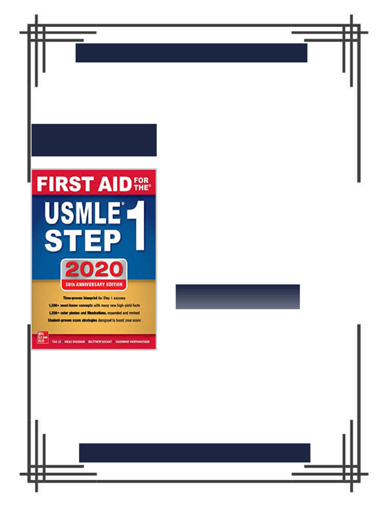 First Aid for the USMLE Step 1 2020, Thirtieth edition ebook detailed ...