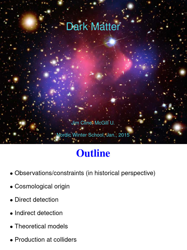 Understanding Dark Matter: Origins and Evidence | PDF | Dark Matter ...
