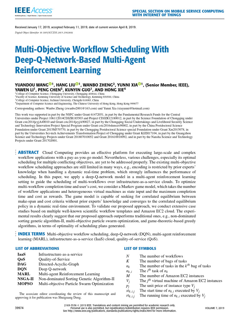 Multi-Objective Workflow Scheduling in IoT | PDF | Mathematical ...