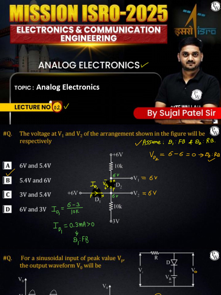 Analog Electronics 02 : Class Notes | PDF
