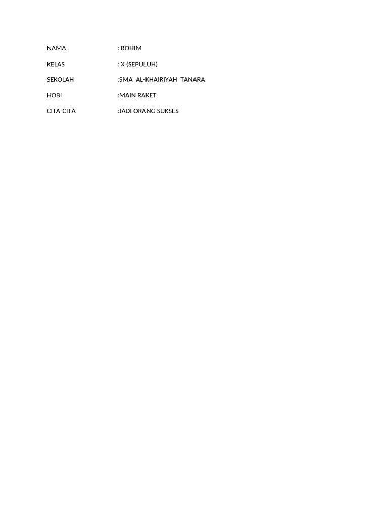 Nama Rohim | PDF