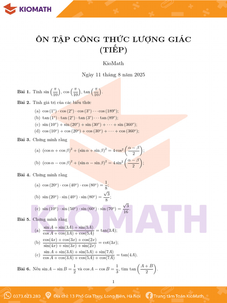 Ot CTLG Tiep | PDF