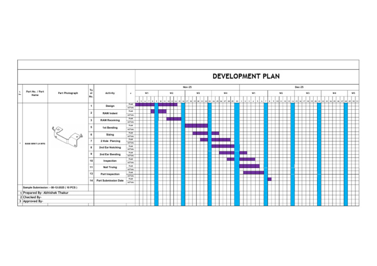 Development Plan and Inspection Schedule | PDF