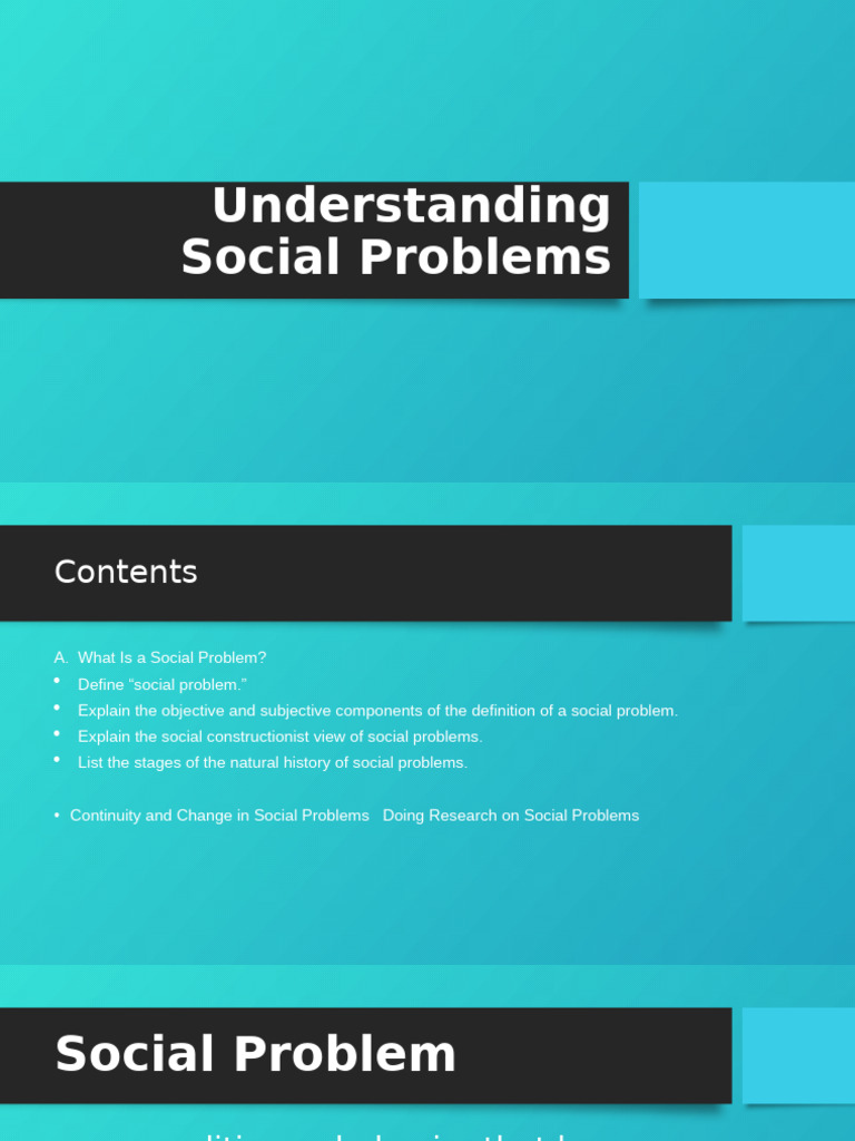 Defining Social Problems Key Concepts PDF Climate Change Mental