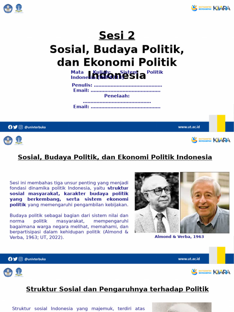 Dinamika Sosial dan Politik Indonesia | PDF