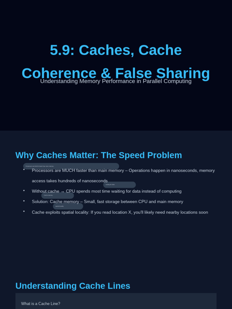 Cache Coherence and False Sharing Explained | PDF | Cpu Cache ...