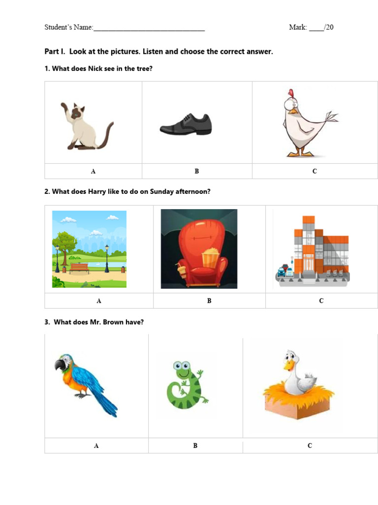 A2 Test | PDF