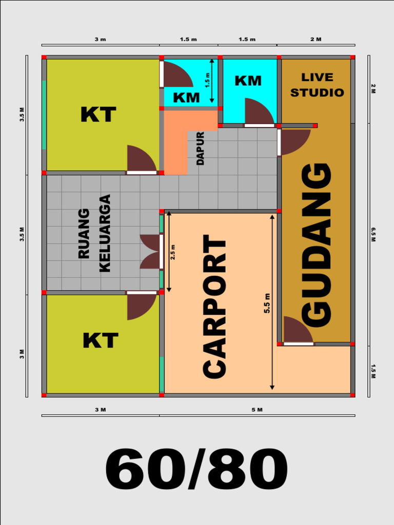 Layout Rumah New Design 2 | PDF