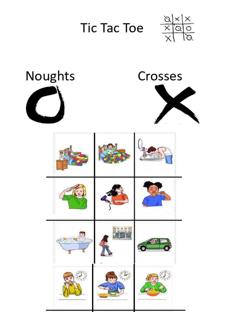 Daily Routine Fill-in-the-Blank Exercise | PDF